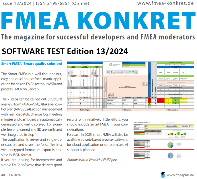 FMEA Konkret Magazine - Software Test